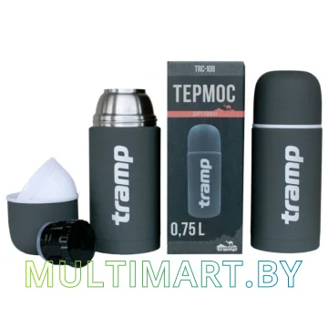 Термос TRAMP TRC-108 0.75 л (серый) картинка 5